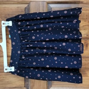 Francescas polka dot skater skirt
